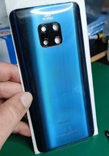 100% Originale Coperchio Batteria Cover Blu Huawei Mate 20 Pro Vetrino LYA-L09