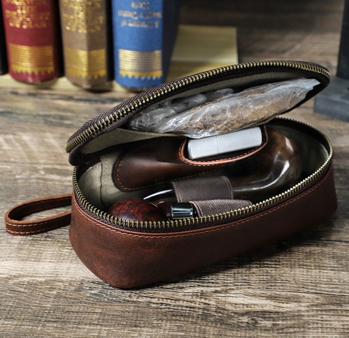 Genuine leather tobacco - leather,