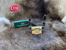 2000 Case Associate Set 52131 SS Coltello Canoa Manici Cervo Come Nuovo 350 Made - 1253