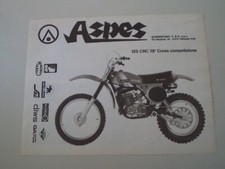 advertising Pubblicità 1978 MOTO ASPES 125 CRC CROSS COMPETIZIONE