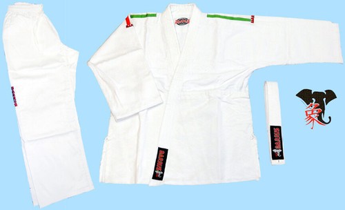 Judogi bianco allievo semipro - judogi,