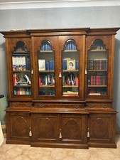 Libreria legno massello stile inglese
