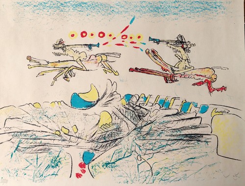 Roberto matta litografia - roberto,
