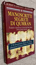 ROBERT EISEMANN MANOSCRITTI SEGRETI DI QUMRAN PIEMME BIBBIA ROTOLI MAR MORTO '94