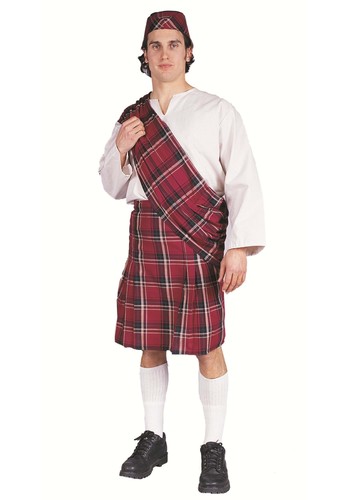 Costume kilt scozzese uomo