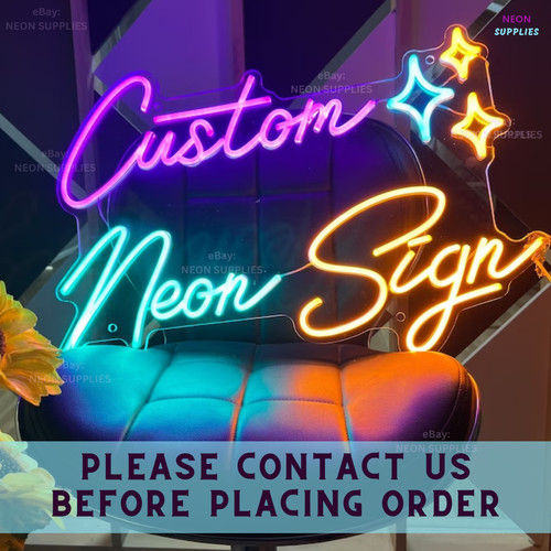 Insegna logo neon led - logo,