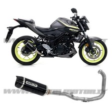 Scarico Completo Arrow Thunder Aluminio Nero Yamaha Mt-03 2018 > 2019