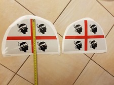 adesivi bandiera 4 mori a forma di semicerchio un elemento come foto