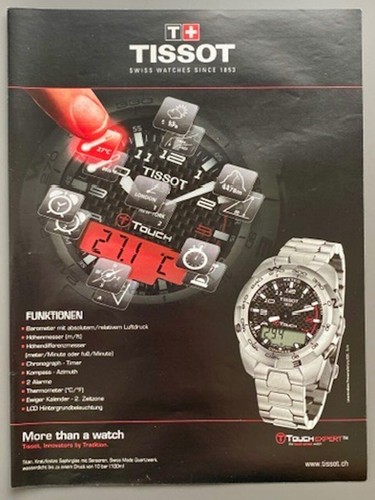 2008 tissot touch titanio - t-touch,