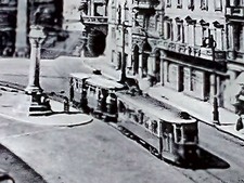 LOTTO_TRIESTE_14 MINI FOTO CARTOLINE_TRAM_AUTO D'EPOCA_VESPE_ANIMATE