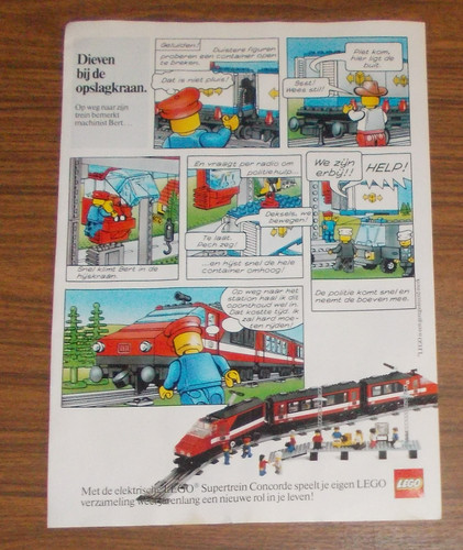Rara pubblicità lego trains - pubblicità,