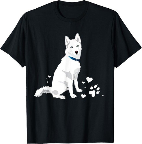 Cute white siberian - white,
