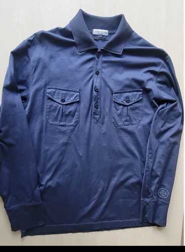 Polo stone island manica lunga - stone,