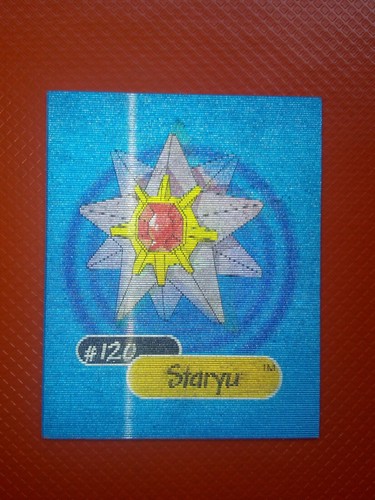 Yoga card pokemon staryu - 3d,