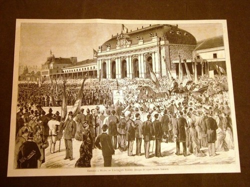 Milano nel 1880 - arrivo, di
