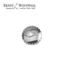 Corona originale IWC 4,1 mm, altezza 2,0 mm Diametro tubo 2,0 mm, acciaio