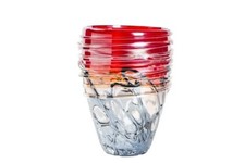 Portavaso in vetro soffiato per contenere VASI DI FIORI o soprammobile