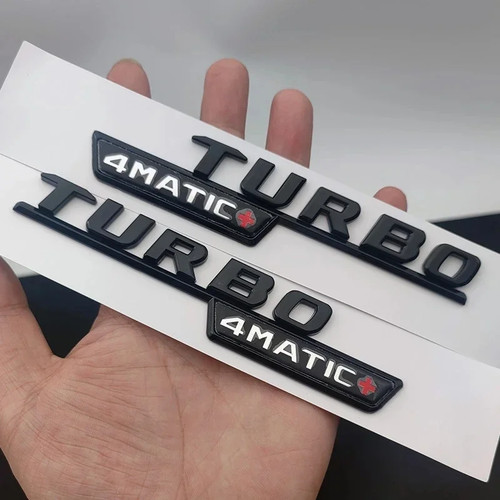 Adesivo turbo 4matic emblema - turbo,