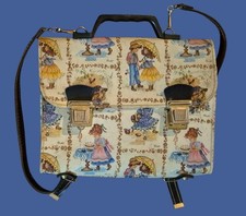 Borsa vintage cartella scolastica anni '70 '80 Sarah Kay Holly Hobbie