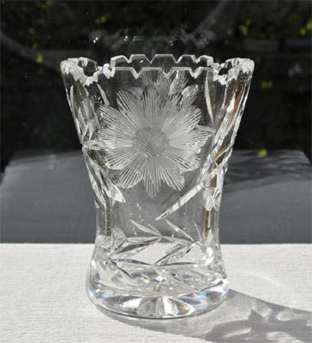 Vaso cristallo bordo - cristallo,