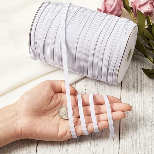 Nastro elastico bianco - , cordino