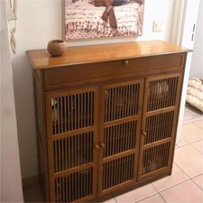 Scarpiera 4 livelli portascarpe scarpiera scarpiera portaoggetti bambù retrò