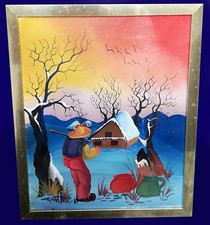 QUADRO NAIF DELL'ARTISTA KOCOVIC "PAESAGGIO"