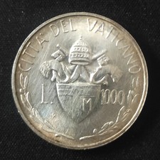 1000 lire vaticano 1982 papa - lire,