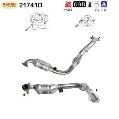 Catalizzatore per opel - catalizzatore,