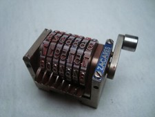 ZACARES 25,9'' Spagna macchina numeratrice tipografica 7 cifre Indietro #15