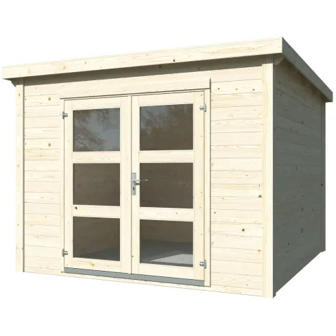 Casetta legno grezzo mm - 28,