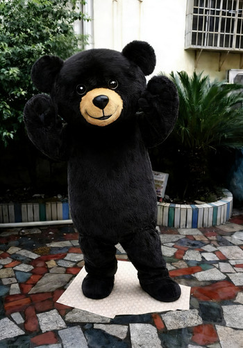 Costume mascotte orso nero