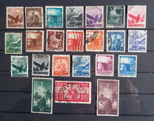 Italia Repubblica 1945-46  Democratica serie completa 23 valori usati