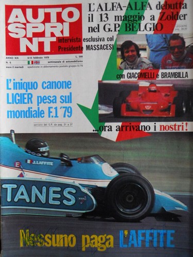 Autosprint 1979 trofeo - autosprint, n�6