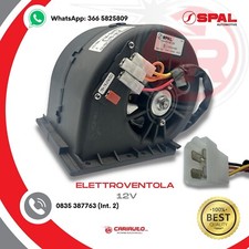 Ventilatore Abitacolo Spal 010-A70-74D 12v Ventola Trattori Tre Velocità