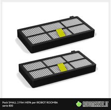 KIT RICAMBI 2 FILTRI HEPA PER IROBOT ROOMBA 800 860 865 866 870 871 875 876