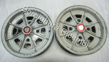 COPPIA CERCHI IN LEGA BWA 5,5 X 13 ET 18 FULVIA PORSCHE 914 USATI ALLOY WHEELS