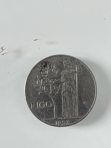 Moneta 100 lire 1957 - 100,