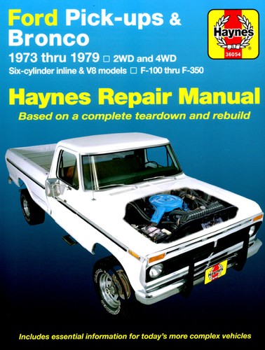 Ford bronco repair - bronco, (1973-1979)