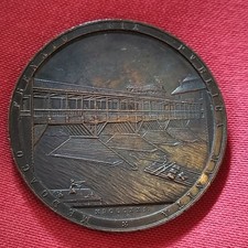 PONTE DI BASSANO VICENZA MEDAGLIA 1821 RICOSTRUZIONE OPUS PUTINATI (MM.68) #PL