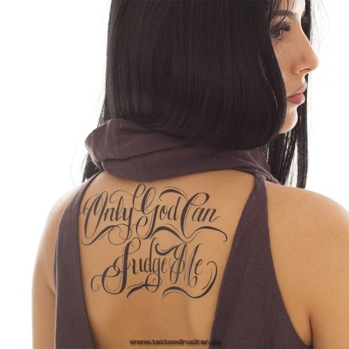 Only god can judge - judge, me