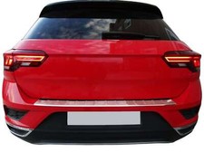 Paraurti acciaio cromato adatto per VW T-ROC (A11) dal 2017- + smussatura
