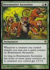 MTG BEASTMASTER ASCENSION EXC - ASCENSIONE DEL DOMATORE - ZEN - MAGIC