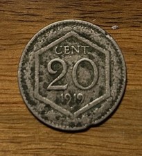Moneta Regno D Italia , 20 Centesimi 1919