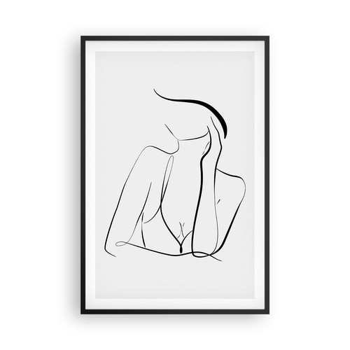 Poster 61x91cm donna - 61x91cm, linee