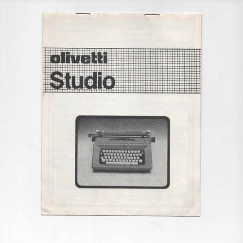 Olivetti studio macchina da - 44,
