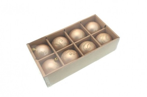 Palline natalizie oro box - cm,
