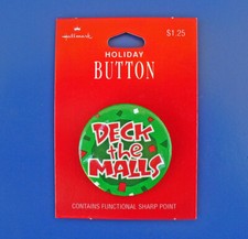 Hallmark BUTTON PIN Natale