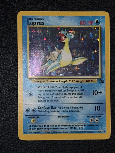 Pokémon 62 lapras - 10/62,