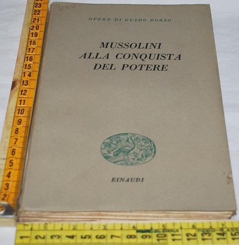 Dorso guido mussolini alla - -,